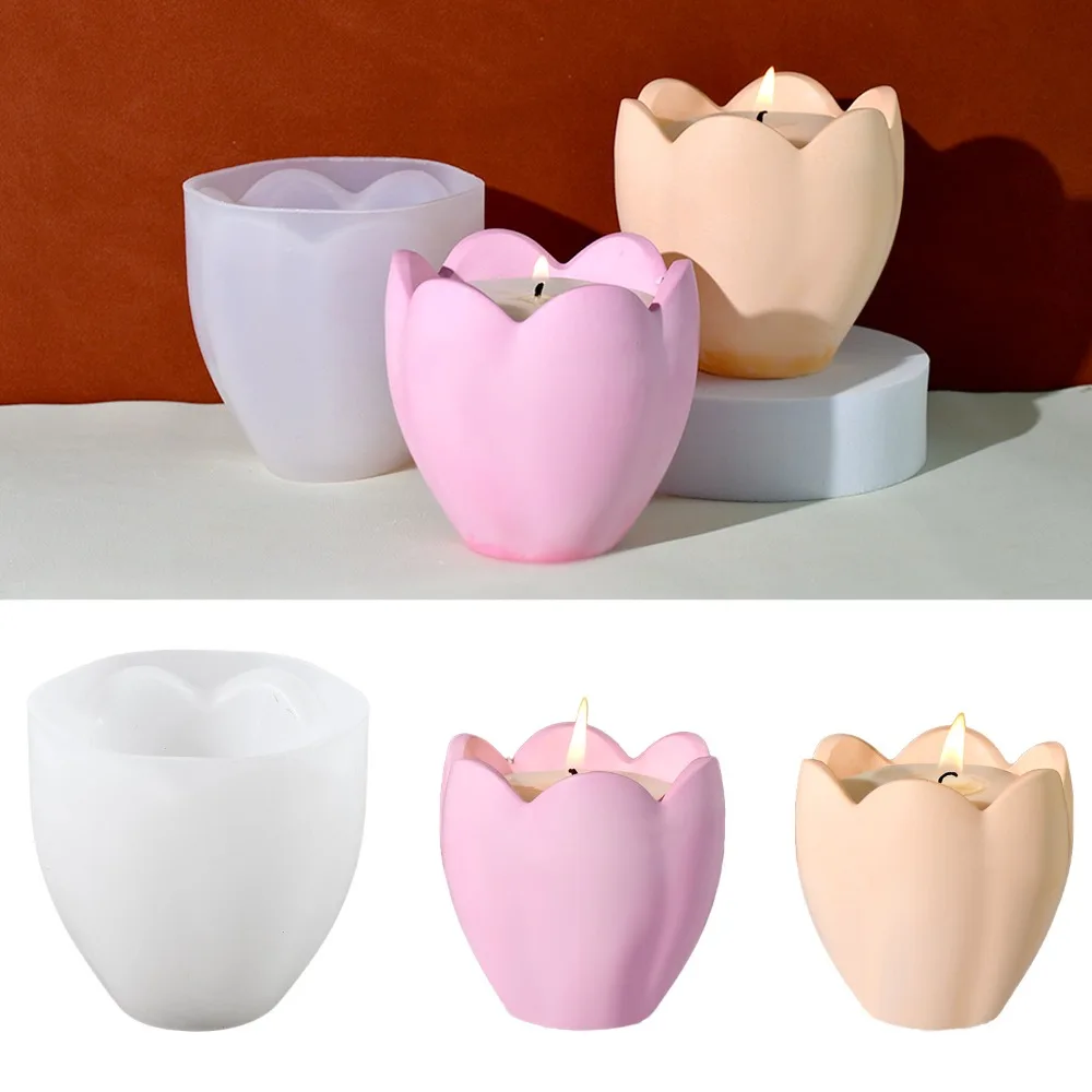 Candle Quotes - Tulip Candle Holder Silicone Moulds Flower
