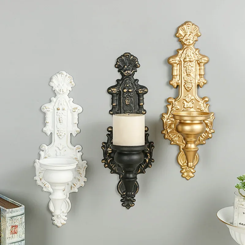 Candle Zero - Gold Mounted Wall Candle Holder Tealight