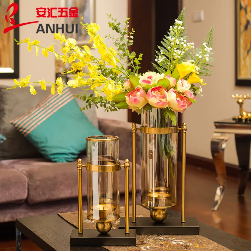 Candle Zero - Creative Metal Vase Nordic Glass Candle