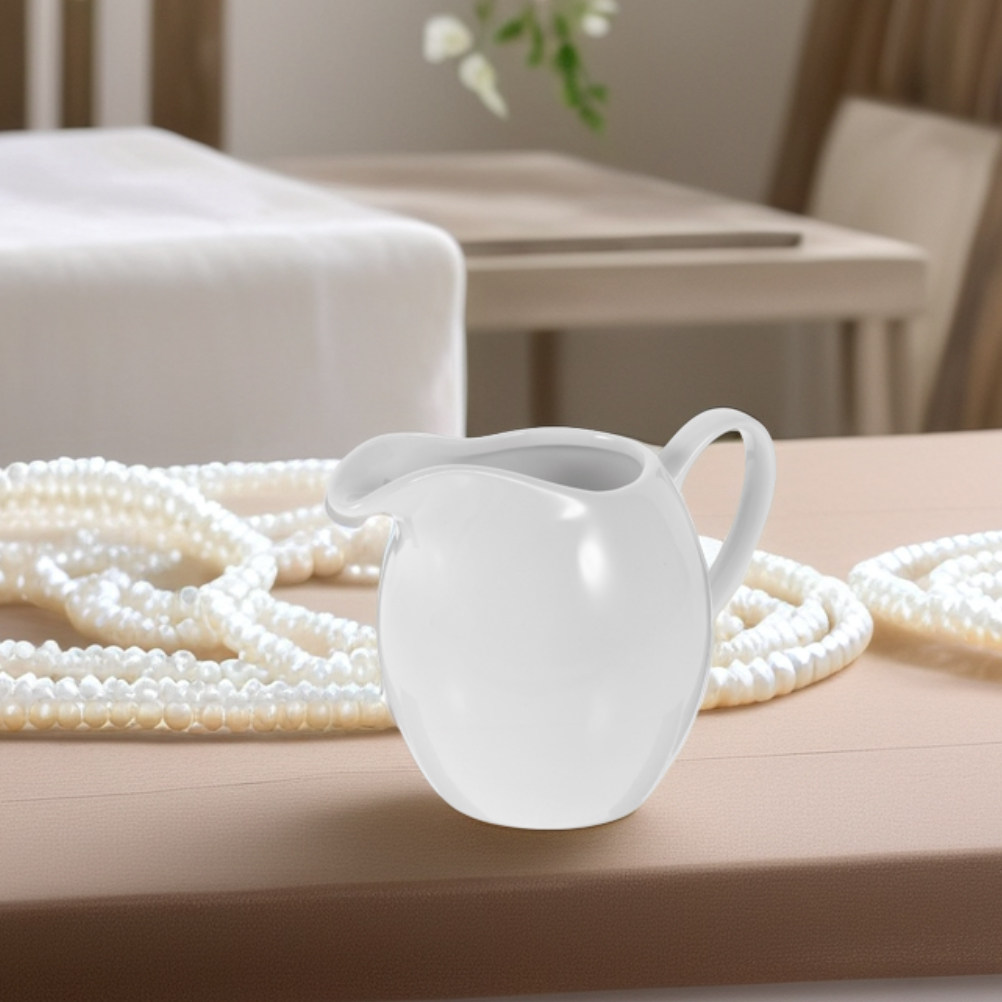 2Pcs Ceramic Milk Jug Creamer  - Pour Spout Pitcher 评论和价格