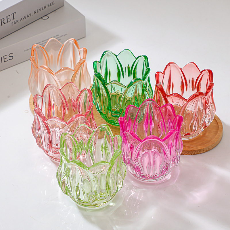 Empty Glass Tulip Candle Holde - Candle Zero 评论和价格