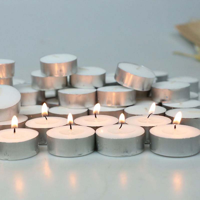 10Pcs Unscented Tealight Candl - Candle Zero 评论和价格