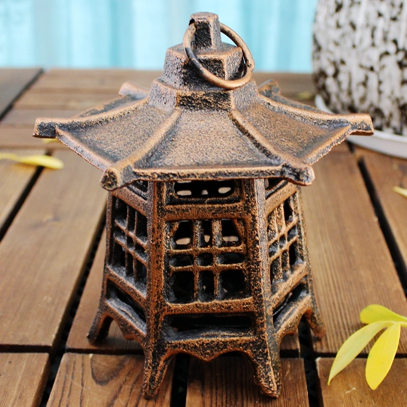 Vintage Hexagonal Lantern Iron - Candle Quotes 评论和价格