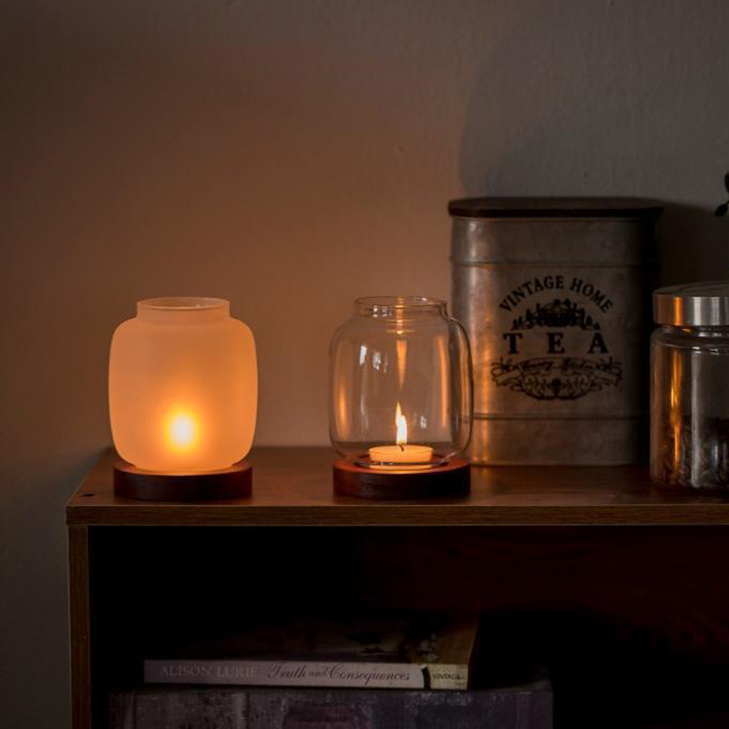 Vintage Wooden Candle Holder W - Candle Zero 评论和价格