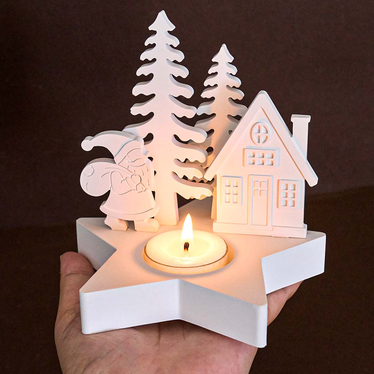 Christmas Decor Star Candle Ho - Candle Quotes 评论和价格